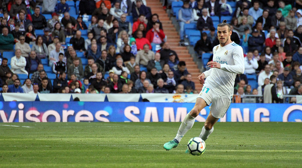 Gareth Bale, durante el Real Madrid – Leganés. (Foto: Enrique Falcón)