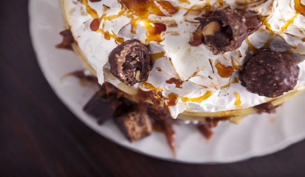 Tarta de Ferrero Rocher