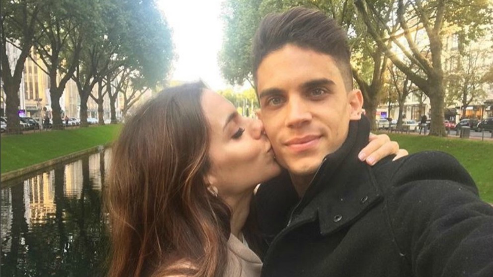 Melissa Jiménez y Marc Bartra vuelven a ser papás