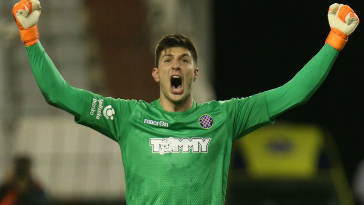 Letica, durante un partido con el Hajduk Split. (Pixsell)