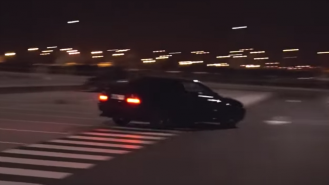 La Policía investiga las carreras ilegales de coches en el aparcamiento del Wanda Metropolitano