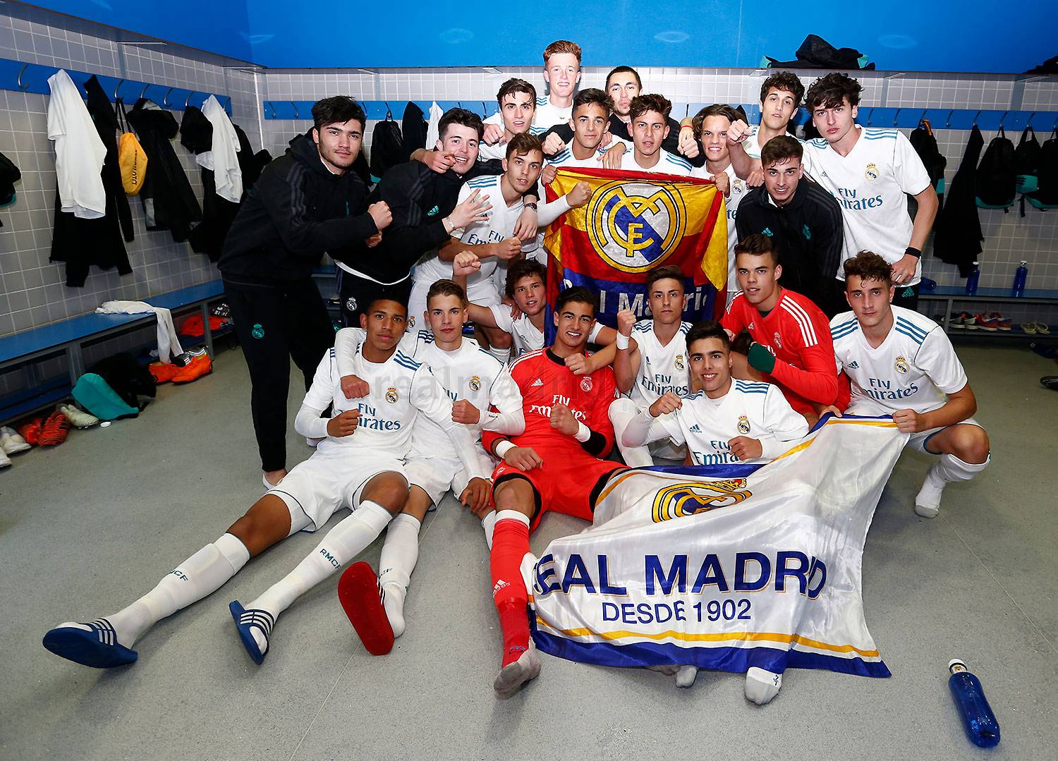 El Real Madrid Juvenil C de Manu Hernández se proclamó campeón de Liga. (realmadrid.com)