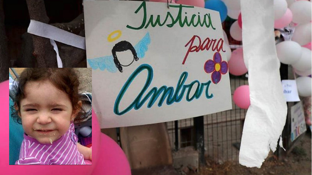 Ámbar, la niña de 20 meses violada y asesinada en Chile.