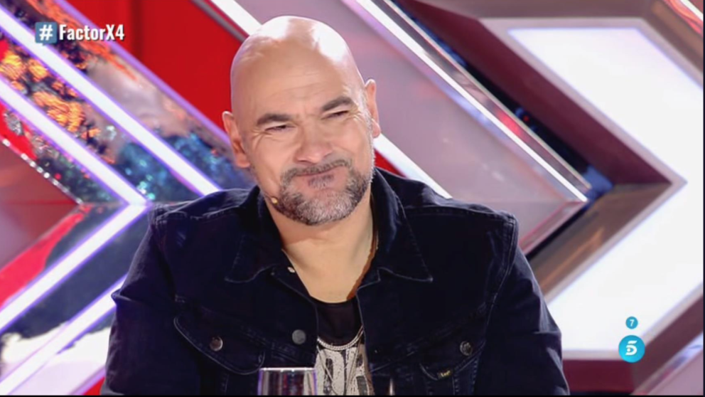 La cara de Montesinos al escuchar a Santiago en ‘Factor X’.