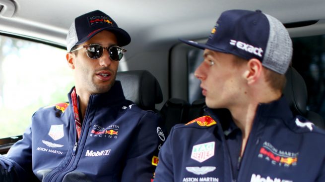 Ricciardo y Verstappen