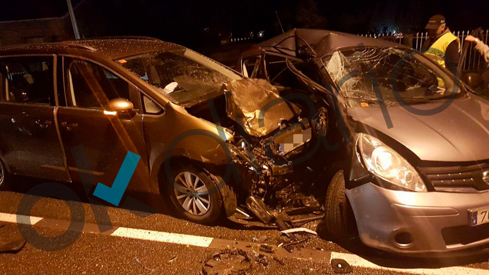 Imágenes del accidente del coche sin seguro de la diputada de Podemos, Julia Torregrosa.