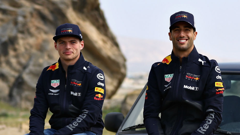 Max Verstappen y Daniel Ricciardo podrían ver cómo el accidente del pasado domingo en Bakú afecta a su relación, algo que el joven piloto holandés cree sin embargo que no va a suceder. (getty)