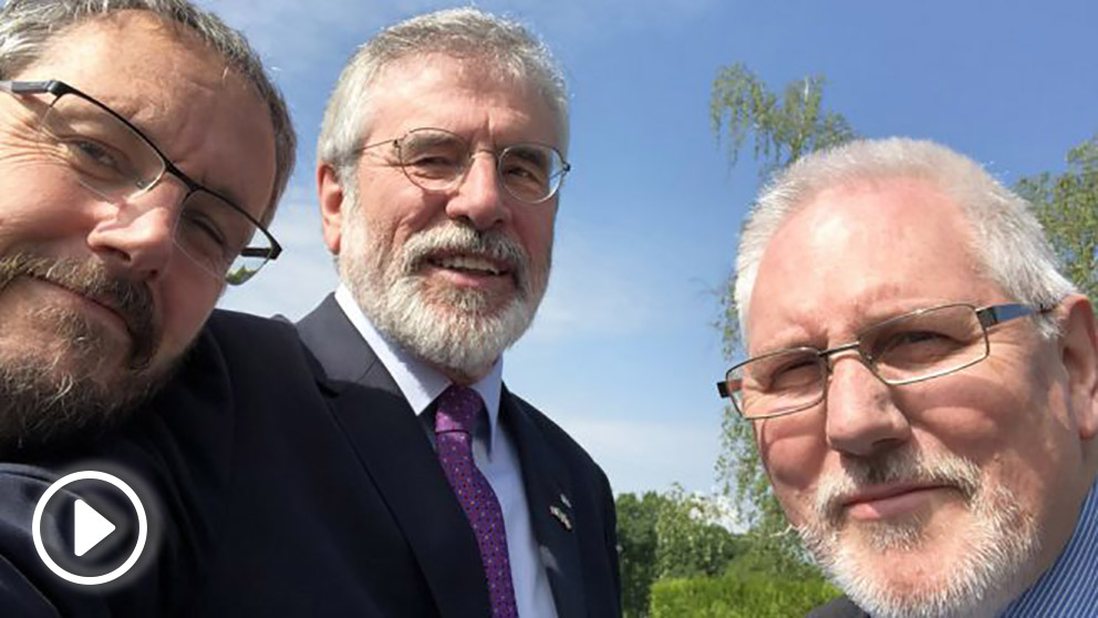 Gerry Adams, exlíder del IRA. (Foto: @GerryAdamsSF)