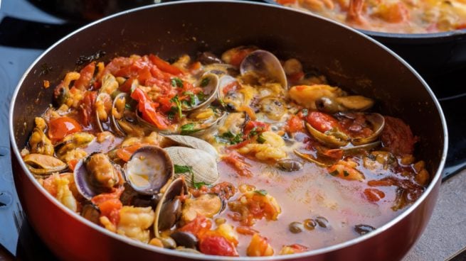 ragout de pescado y marisco