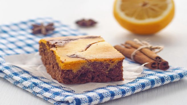 brownie de canela