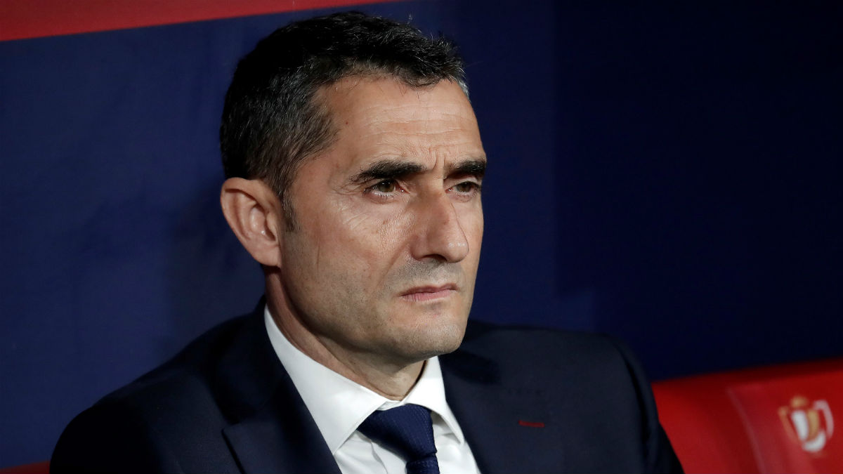 Ernesto Valverde está cuestionado, pese al doblete (Getty). | Barcelona – Real Madrid | Clásico