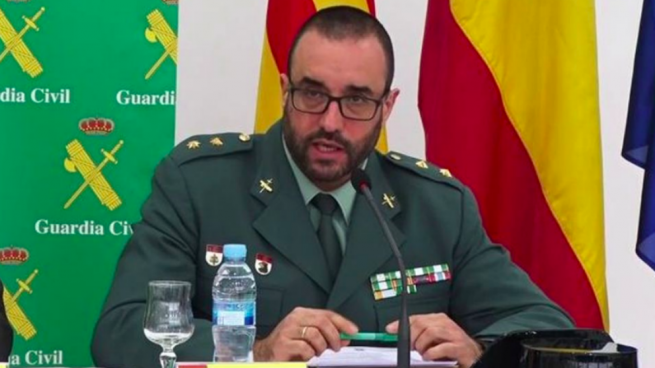 El teniente coronel de la Guardia Civil y Jefe de la Policía Judicial en Cataluña, Daniel Baena