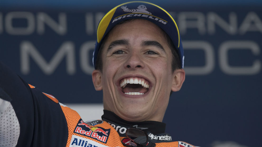 Marc Márquez ha demostrado una fortaleza mental envidiable arrasando en las dos carreras siguientes a la de la polémica con Valentino Rossi en Argentina. (Getty)