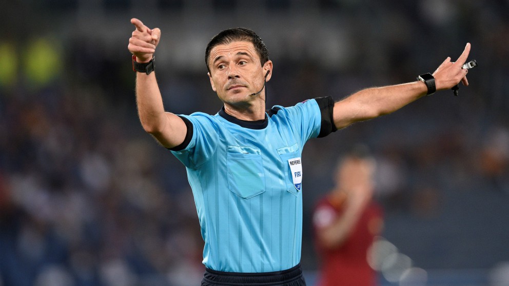 Milorad Mazic, en un encuentro de Champions League. (Getty)