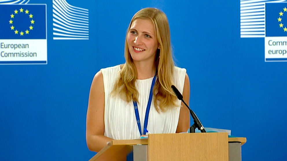 Natasha Bertaud, portavoz de Migración de la Comisión Europea.