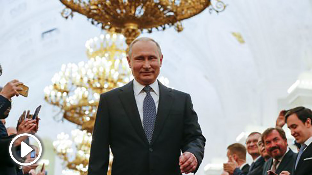 Putin investido presidente por cuarta vez (AFP).