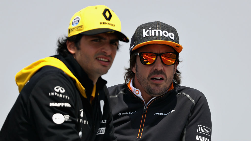 Fernando Alonso y Carlos Sainz contarán en el GP de España con una nueva gasolina de su proveedor que hará de sus motores Renault más potentes y eficientes. (getty)