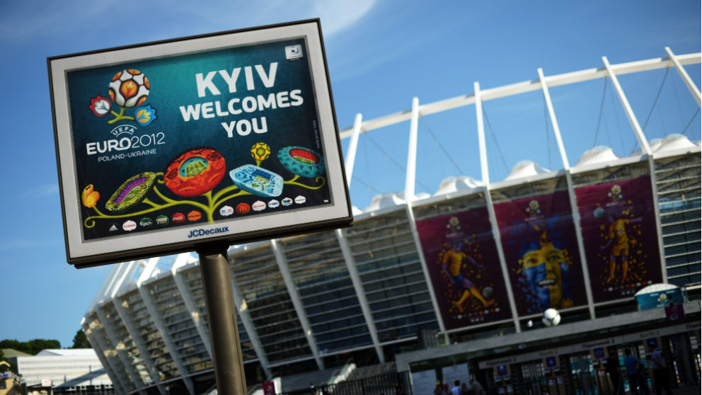 Imagen del estadio de la final durante la Eurocopa de 2012. (AFP)