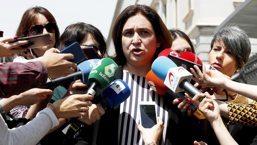 Ada Colau, alcaldesa de Barcelona. (Foto: EFE)