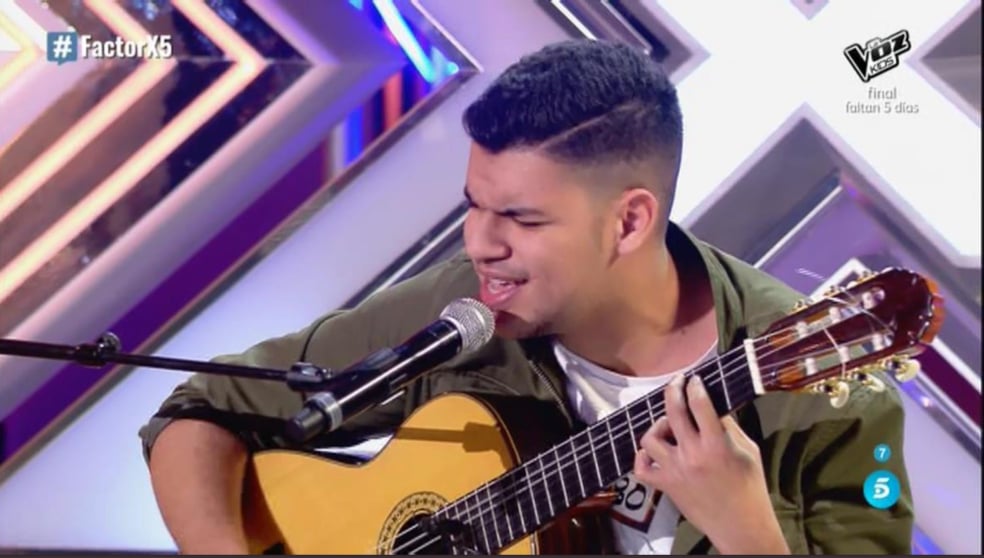 Riduan Moh en su actuación en ‘Factor X’