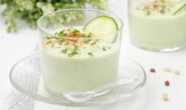 Crema fría de pepino