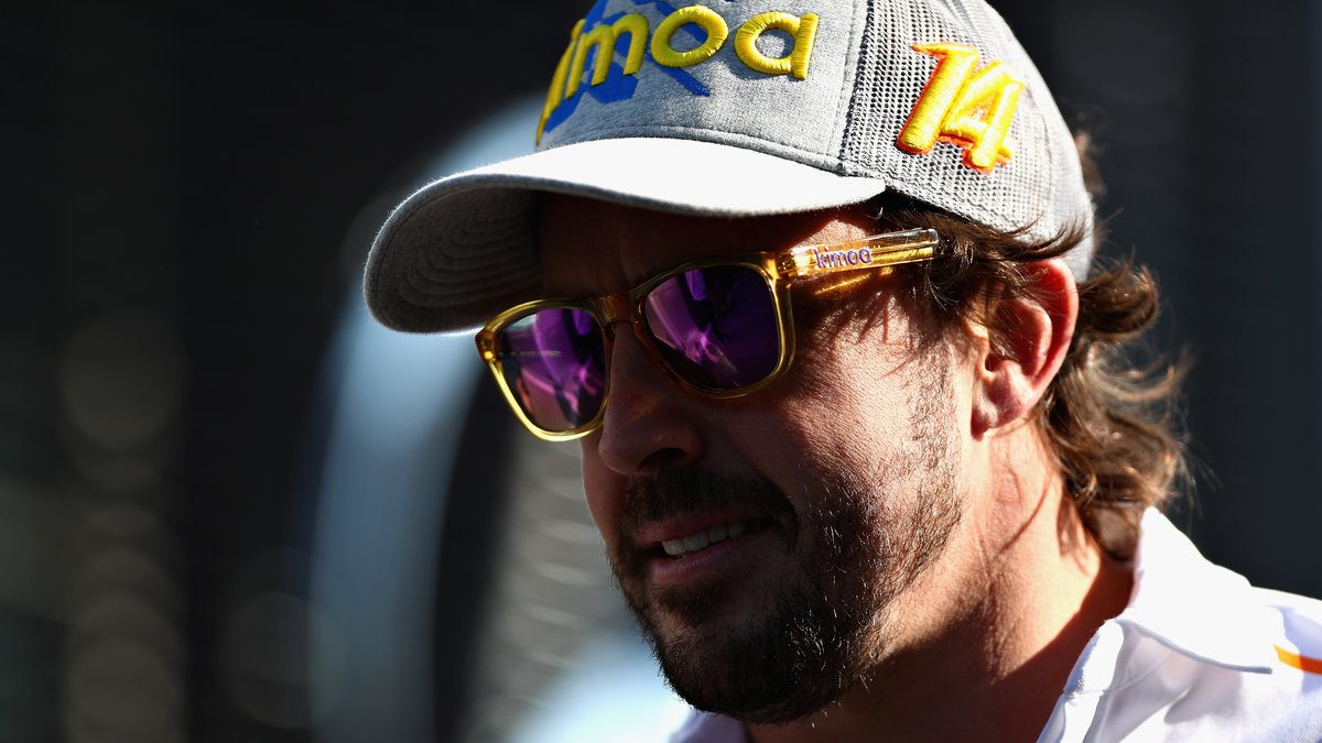 Fernando Alonso está contento con su gran resultado en la clasificación de Barcelona.