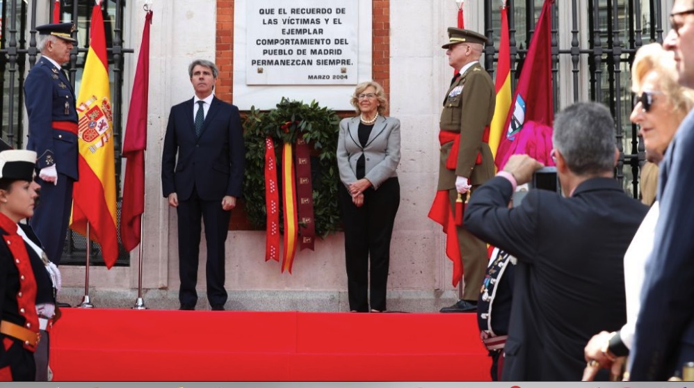 Manuela Carmena en la Puerta del Sol el pasado 2 de Mayo. (Foto. Madrid)