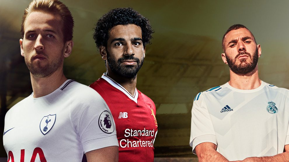 Salah y Kane retratan a Benzema.