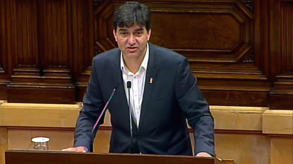 El portavoz de ERC en el Parlament, Sergi Sabrià. (Foto: EFE)