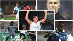 Los futbolistas históricos del Olympique de Marsella. (AFP, Getty Images…)