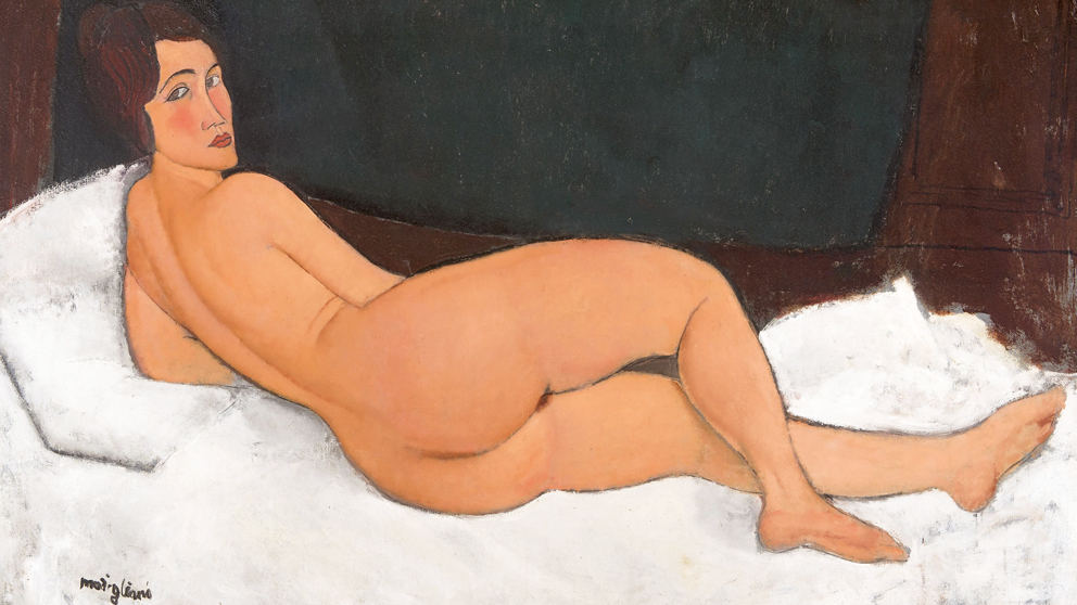 ‘Nu couché (sur le coté gauche)’ de Amadeo Modigliani.