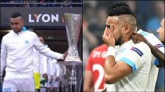 Payet tocó el trofeo y acabó llorando tras lesionarse.