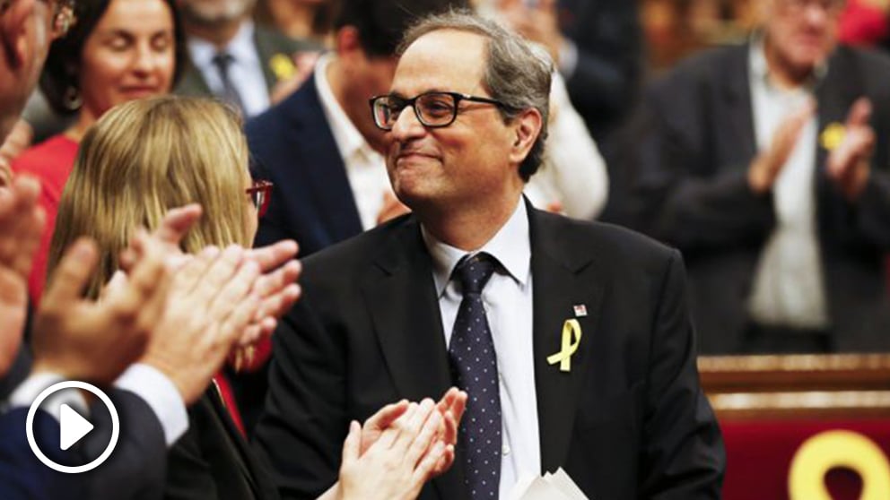 El presidente de la Generalitat, Quim Torra. (Foto: AFP)