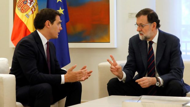 Albert Rivera y Mariano Rajoy