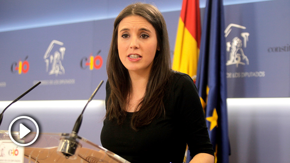 Irene Montero portavoz de Podemos