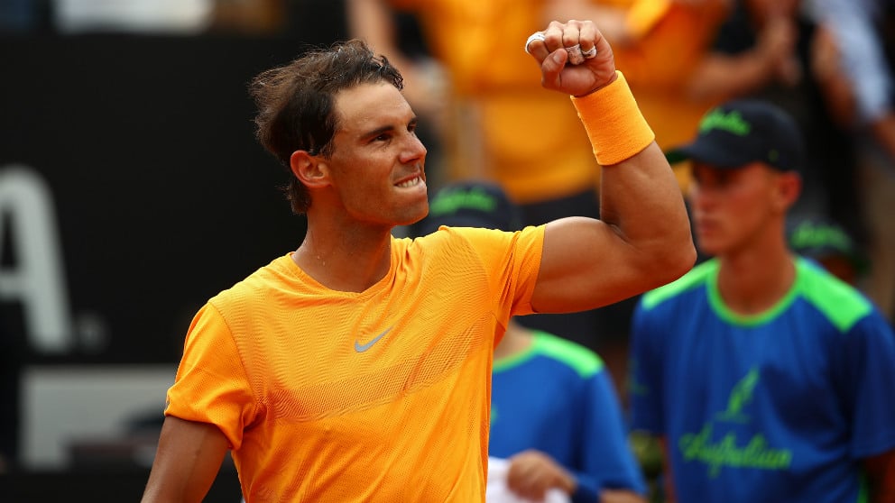 Nadal ya está en cuartos de final del Masters 1000 de Roma. (Getty)