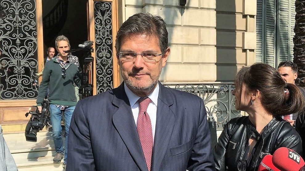 El ministro de Justicia, Rafael Catalá. (EP)