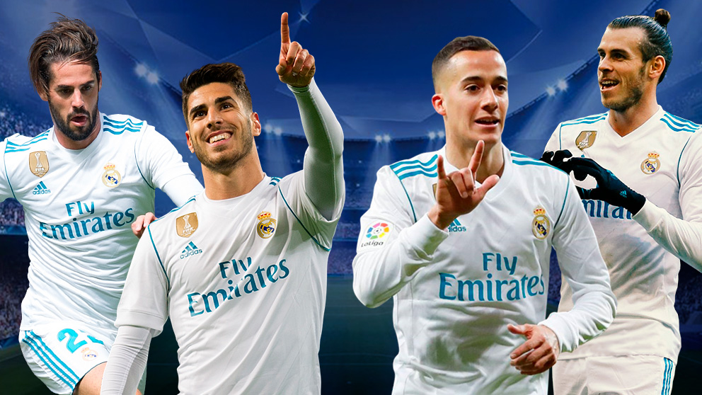 Isco, Lucas Vázquez, Asensio y Bale se juegan un puesto para la final de la Champions League en Kiev.