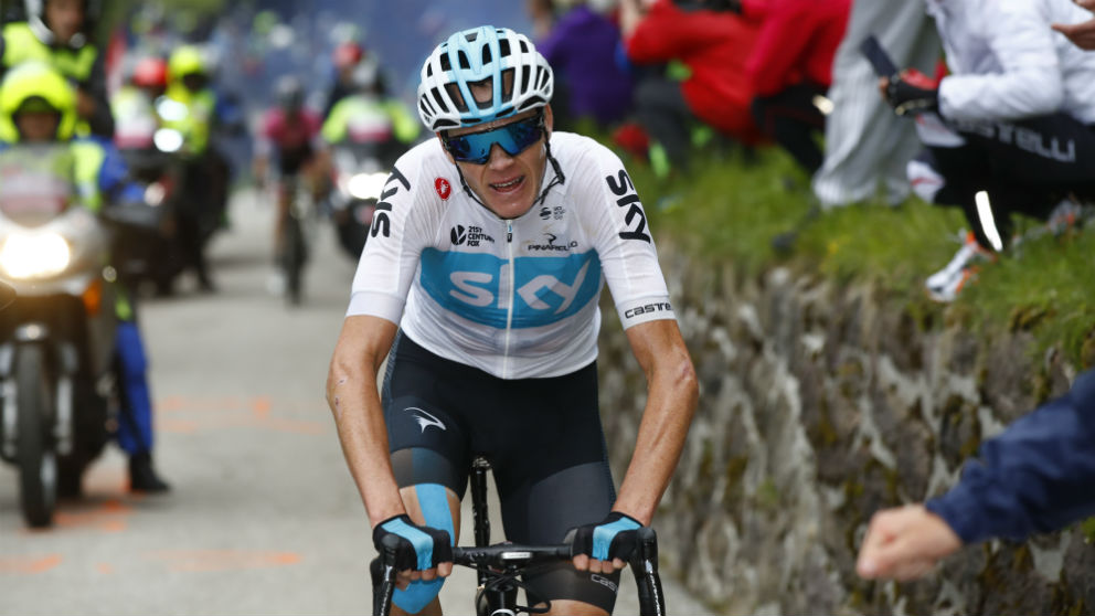 Froome durante una etapa del Giro (AFP)