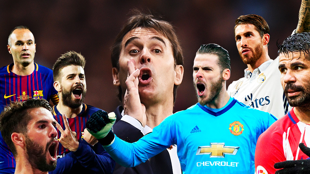 Estos son los 23 elegidos de Lopetegui para el Mundial de Rusia 2018.