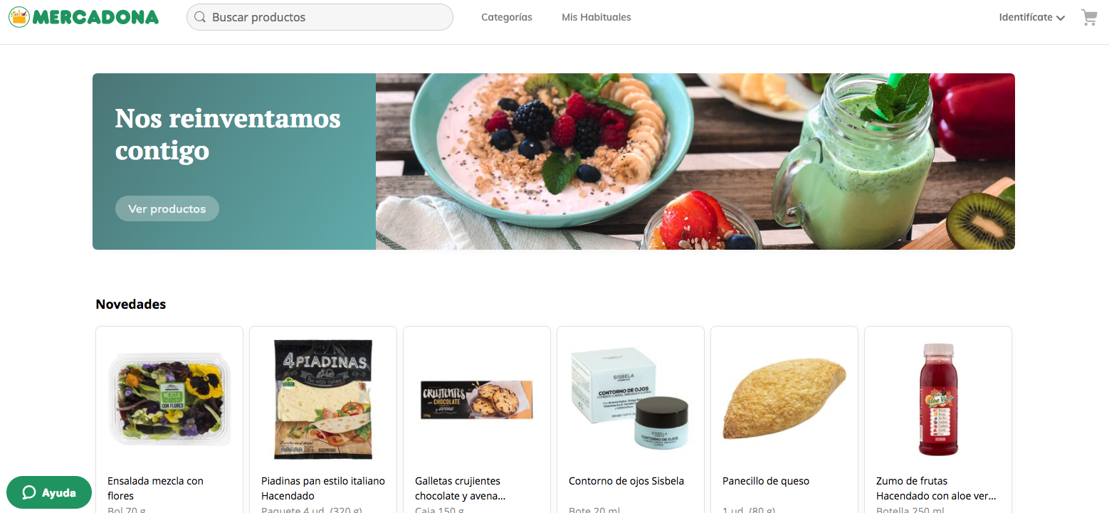 Mercadona Estrena Su Nueva 'web' Para La Compra Online