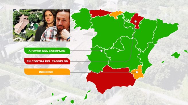 Andalucía y Asturias lideran el rechazo a Pablo Iglesias en el plebiscito del casoplón