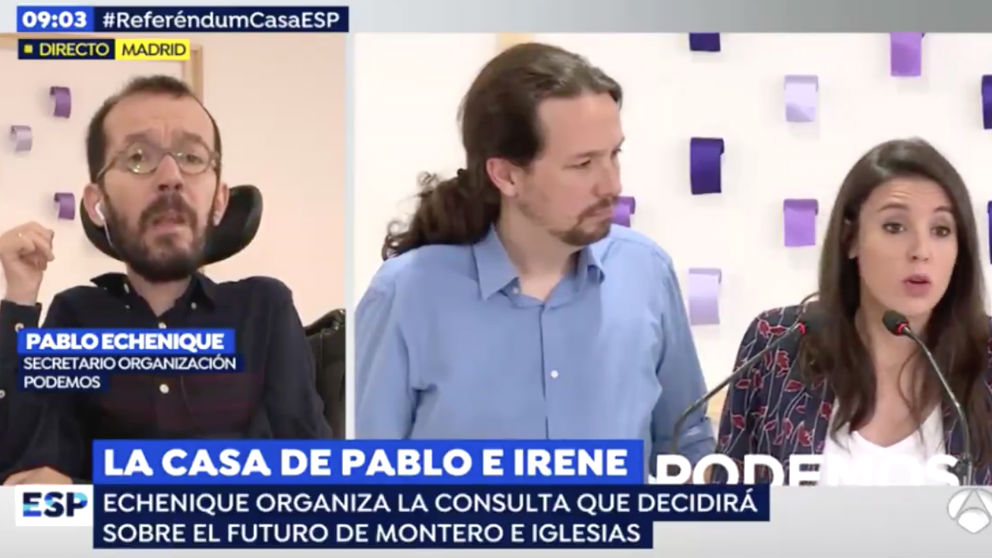 Pablo Echenique en su entrevista en ‘Espejo Público’