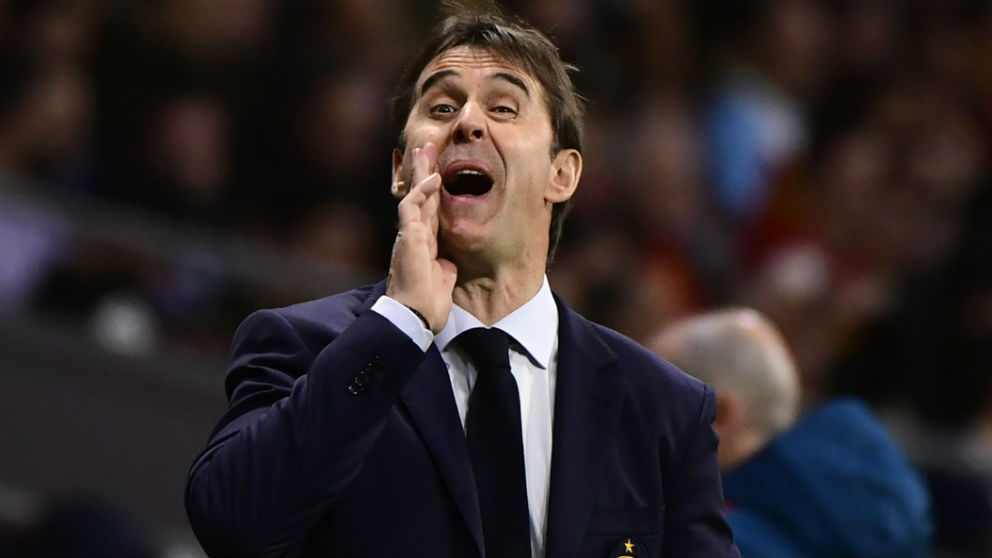 Julen Lopetegui durante un partido con España. (AFP)