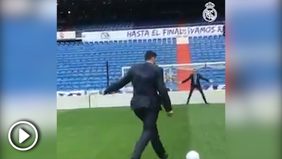 Felipe Reyes lanzó un penalti a las nubes en el Bernabéu.