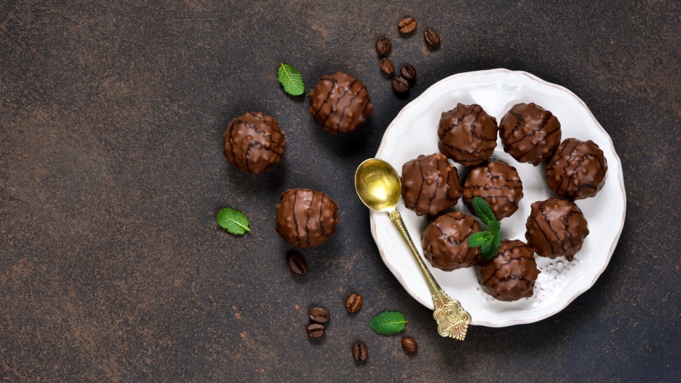 Receta de Trufa de aguacate y chocolate fácil de preparar