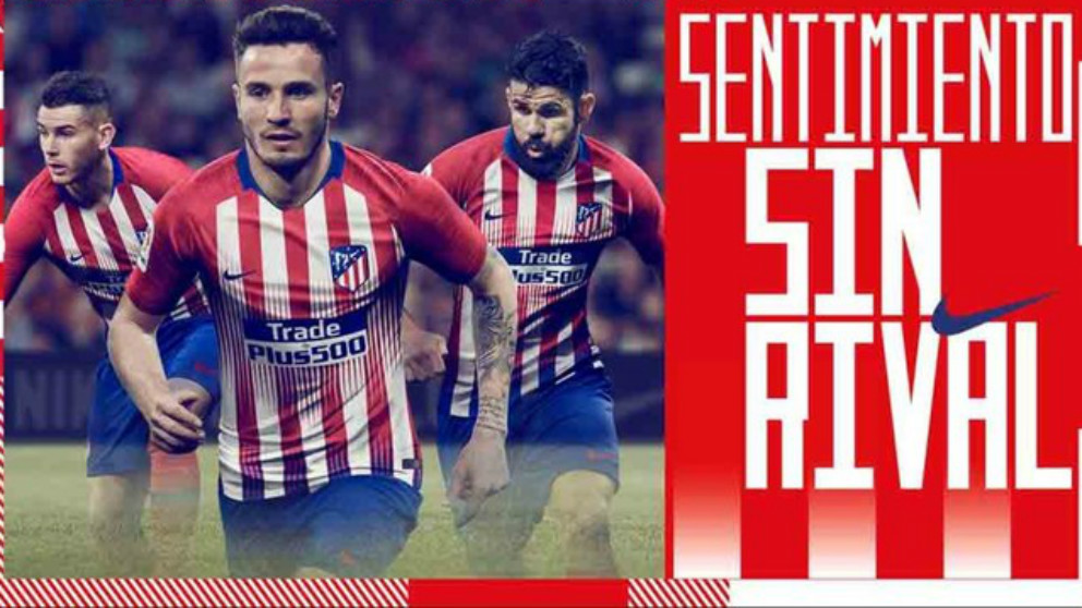 El Atlético se olvidó de Griezmann en la presentación de sus nuevas camisetas. (Atlético de Madrid)