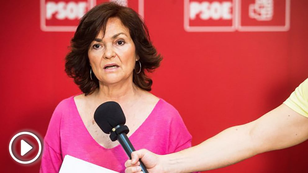 Carmen Calvo, secretaria de Igualdad del PSOE. (Foto: EFE)