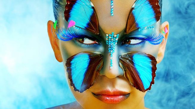 maquillaje de mariposa