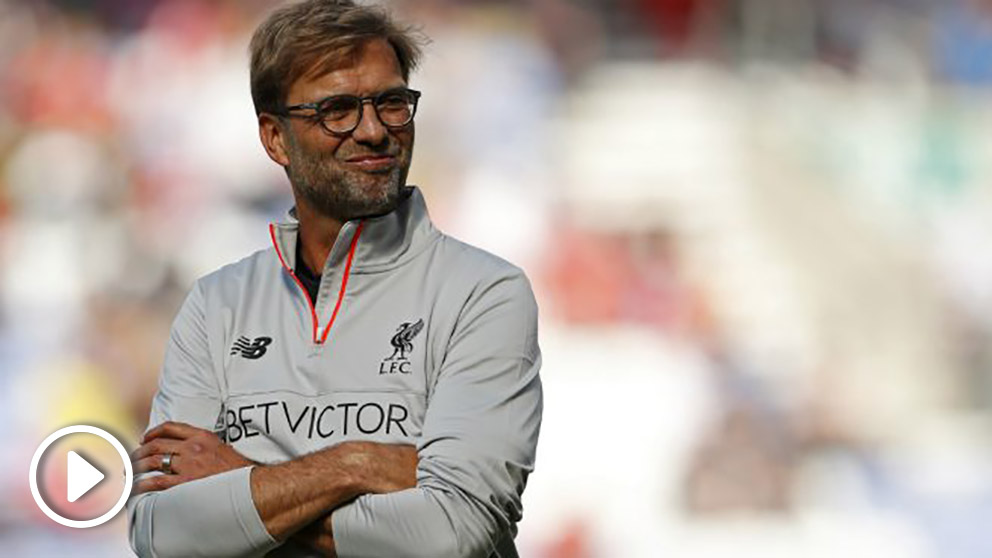 Jurgen Klopp durante un partido con el Liverpool. (Reuters)
